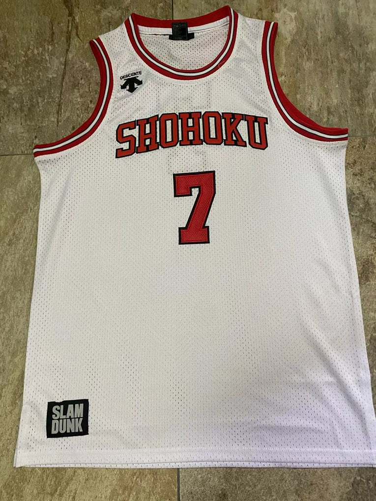 2024 New MN Slam Dunk No. 7 Miyagi Ryota White S-XXL basketball jersey product view 1