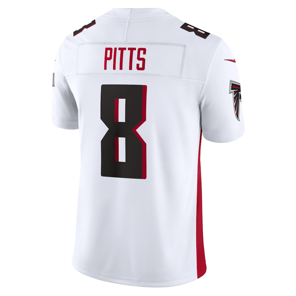 A.Falcons #8 Kyle Pitts Sr. White Vapor F.U.S.E. Limited Jersey football jersey product view 1