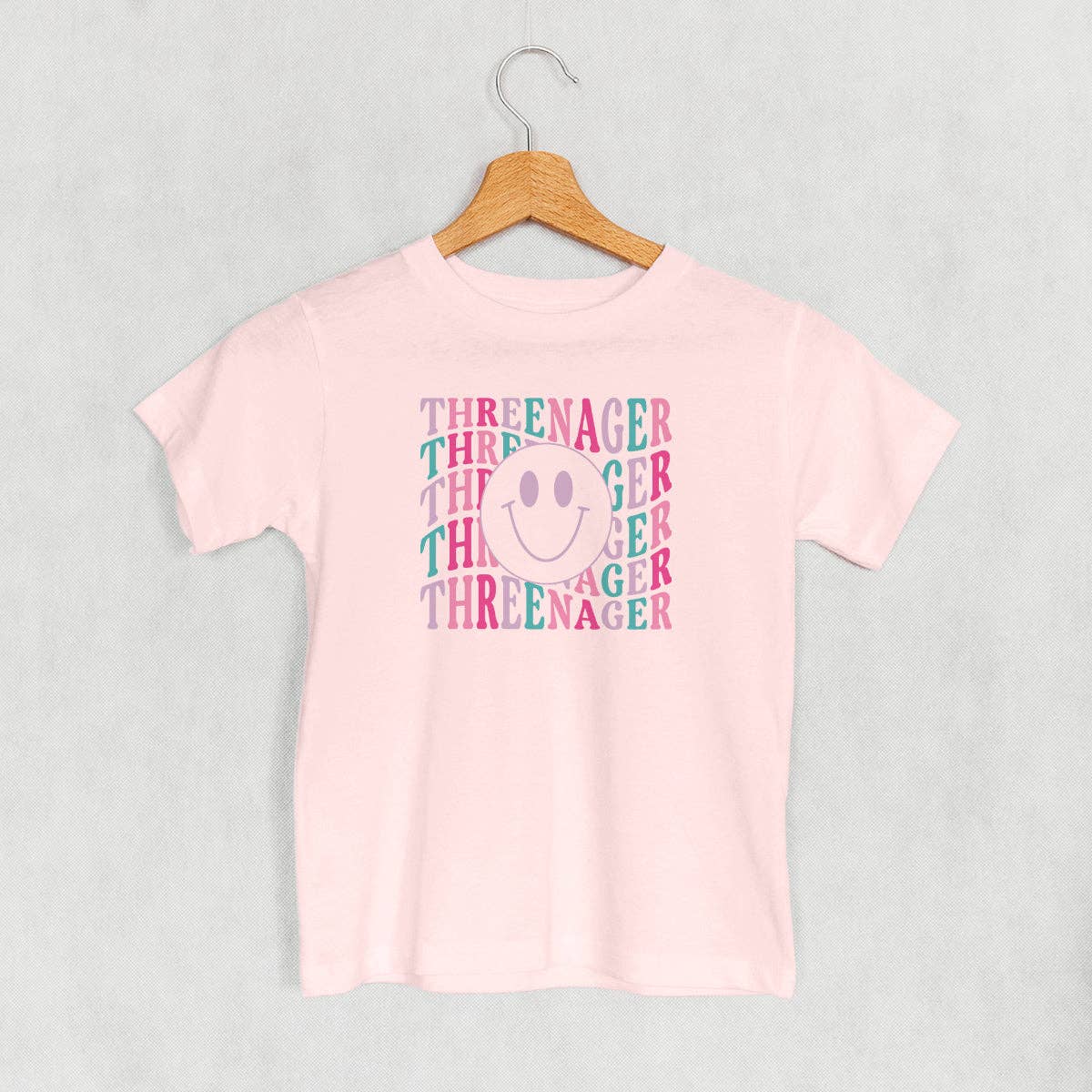 Threenager (Pink + Purple) (Kids) Unisex T-shirt, Sweatshirt, Hoodie, Long Sleeve Tee - T-Shirt, Sweatshirt, Hoodie