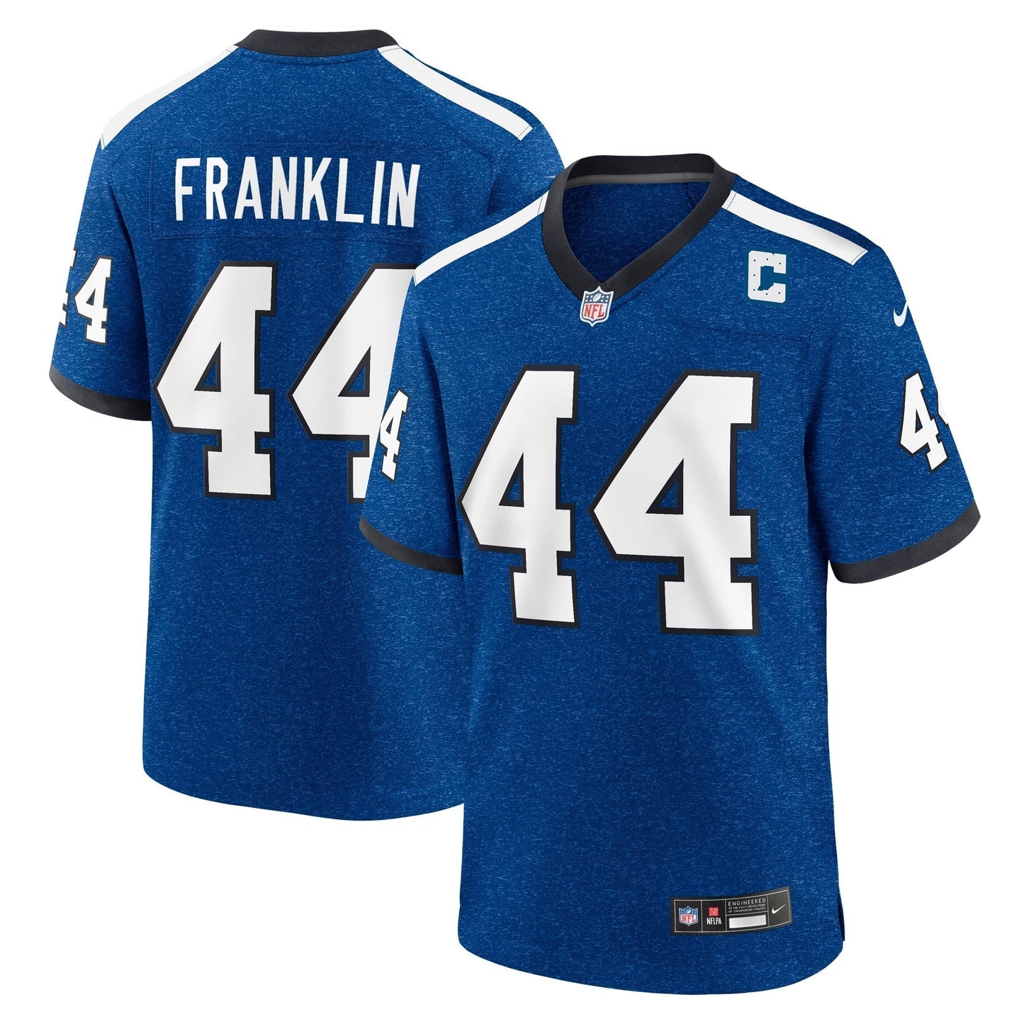 Zaire Franklin Indianapolis Colts Indiana Nights Alternate Game Jersey - Royal football jersey product view 1