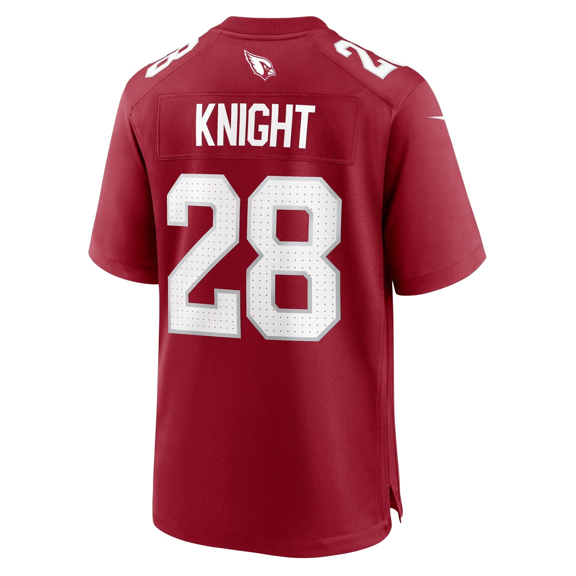 Qwuantrezz Knight Arizona Cardinals Game Jersey - Cardinal football jersey product view 3