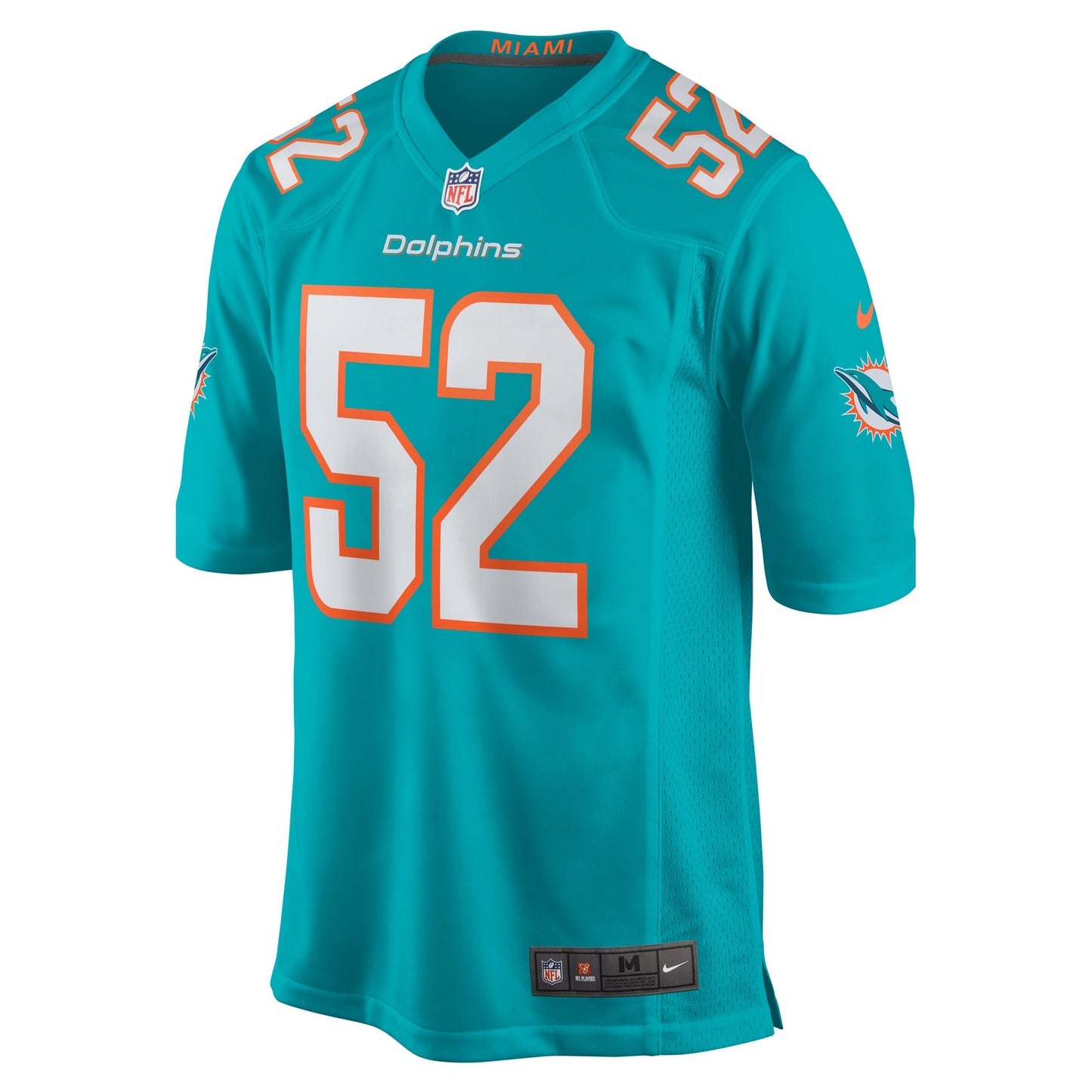 Miami Dolphins Patrick Paul Aqua Game Jersey football jersey product view 2