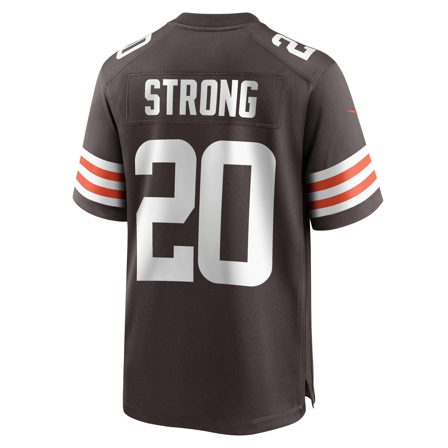 Pierre Strong Jr. Cleveland Browns Team Game Jersey - Brown football jersey product view 3