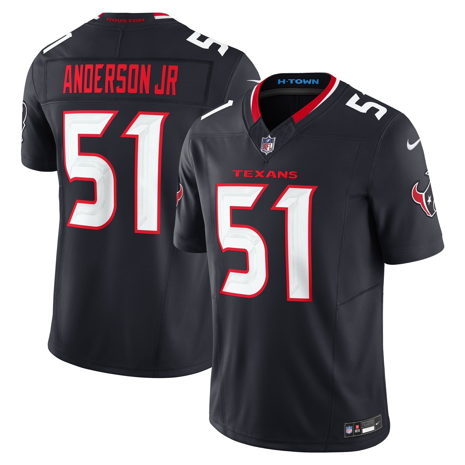 Houston Texans Will Anderson Jr. Navy Vapor F.U.S.E. Limited Jersey football jersey product view 1