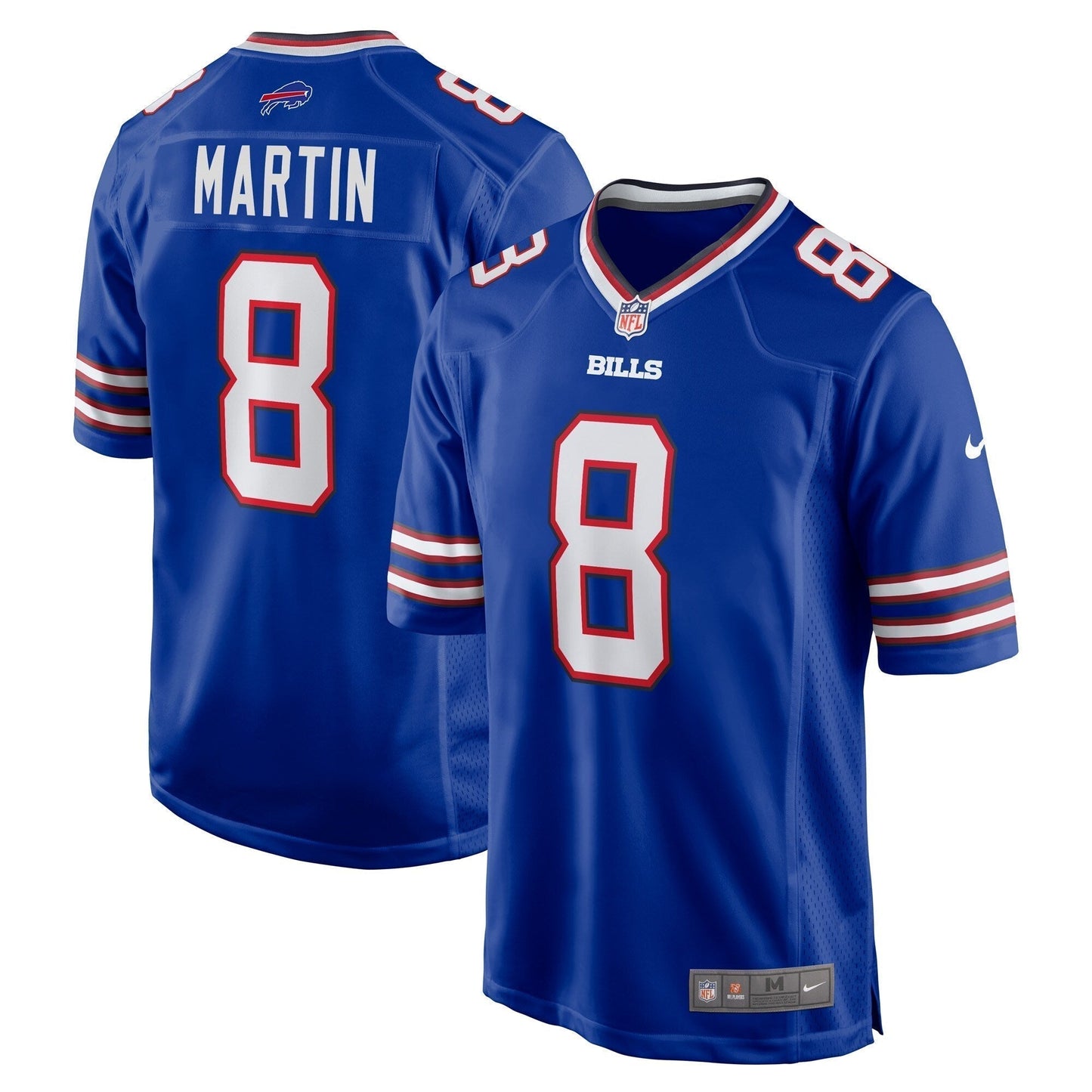 Sam Martin Buffalo Bills Game Jersey - Royal football jersey product view 1