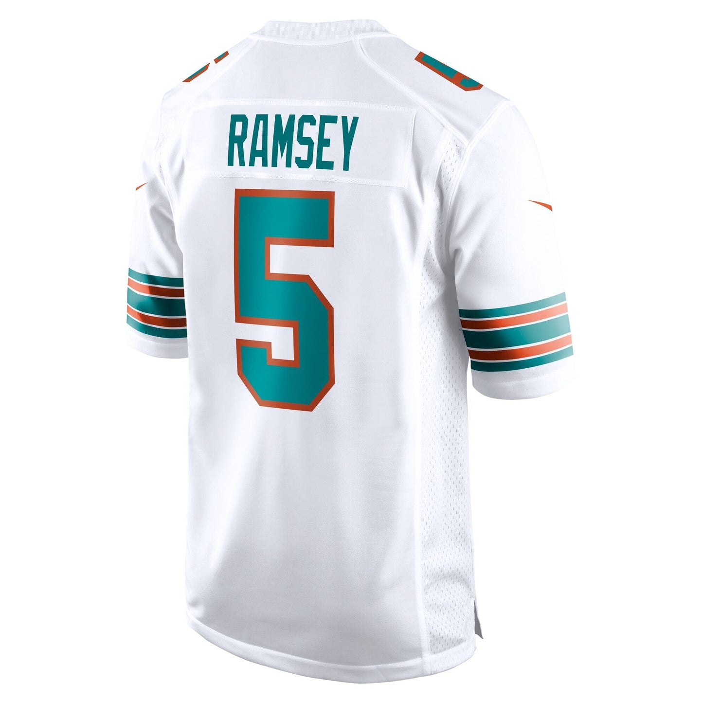Jalen Ramsey Miami Dolphins Alternate Game Jersey - White football jersey product view 3