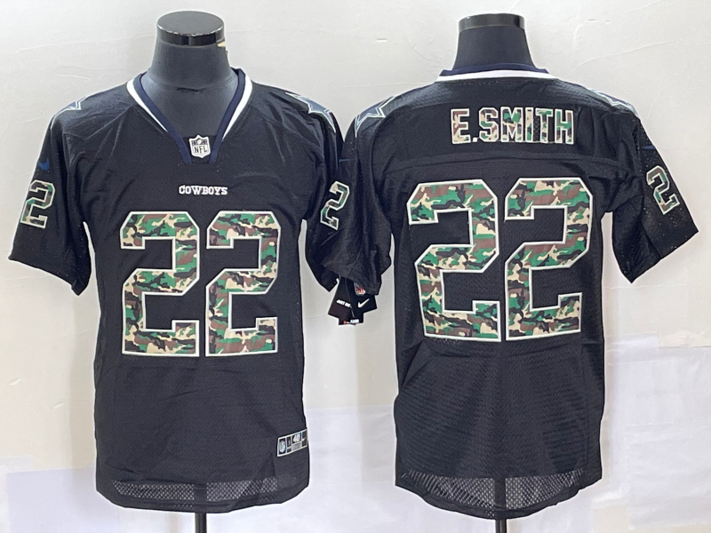 Men's Dallas Cowboys Emmitt Smith #22 Black Player Jersey1 football jersey product view 1