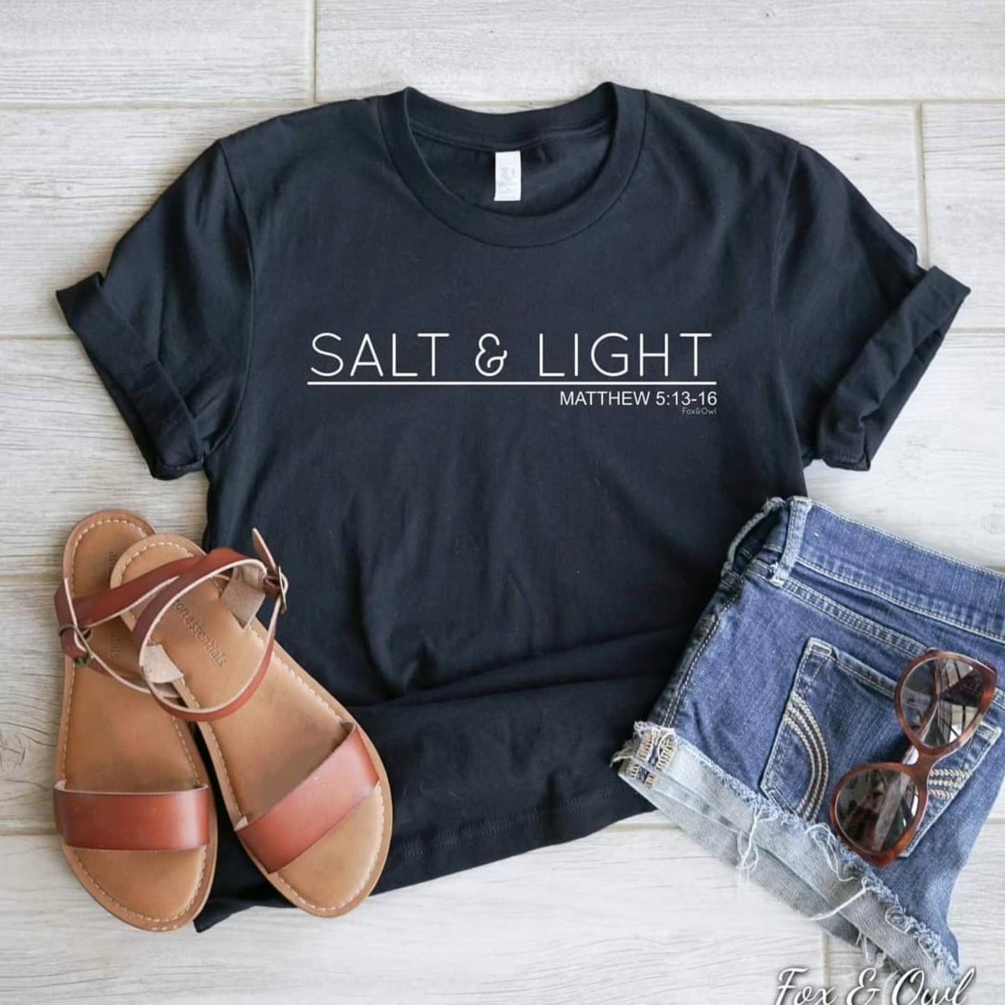 Salt & Light Black Bella Faith Everyday Graphic Tee Unisex T-shirt, Sweatshirt, Hoodie, Long Sleeve Tee - T-Shirt, Sweatshirt, Hoodie