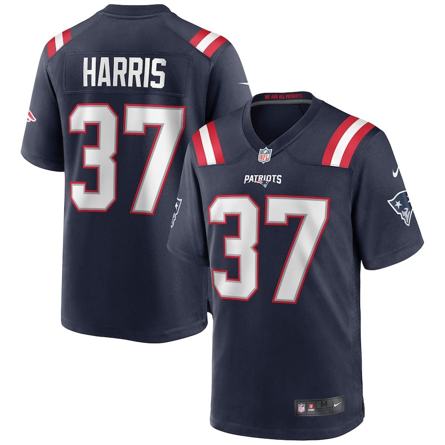 Damien Harris New England Patriots Jersey football jersey product view 1