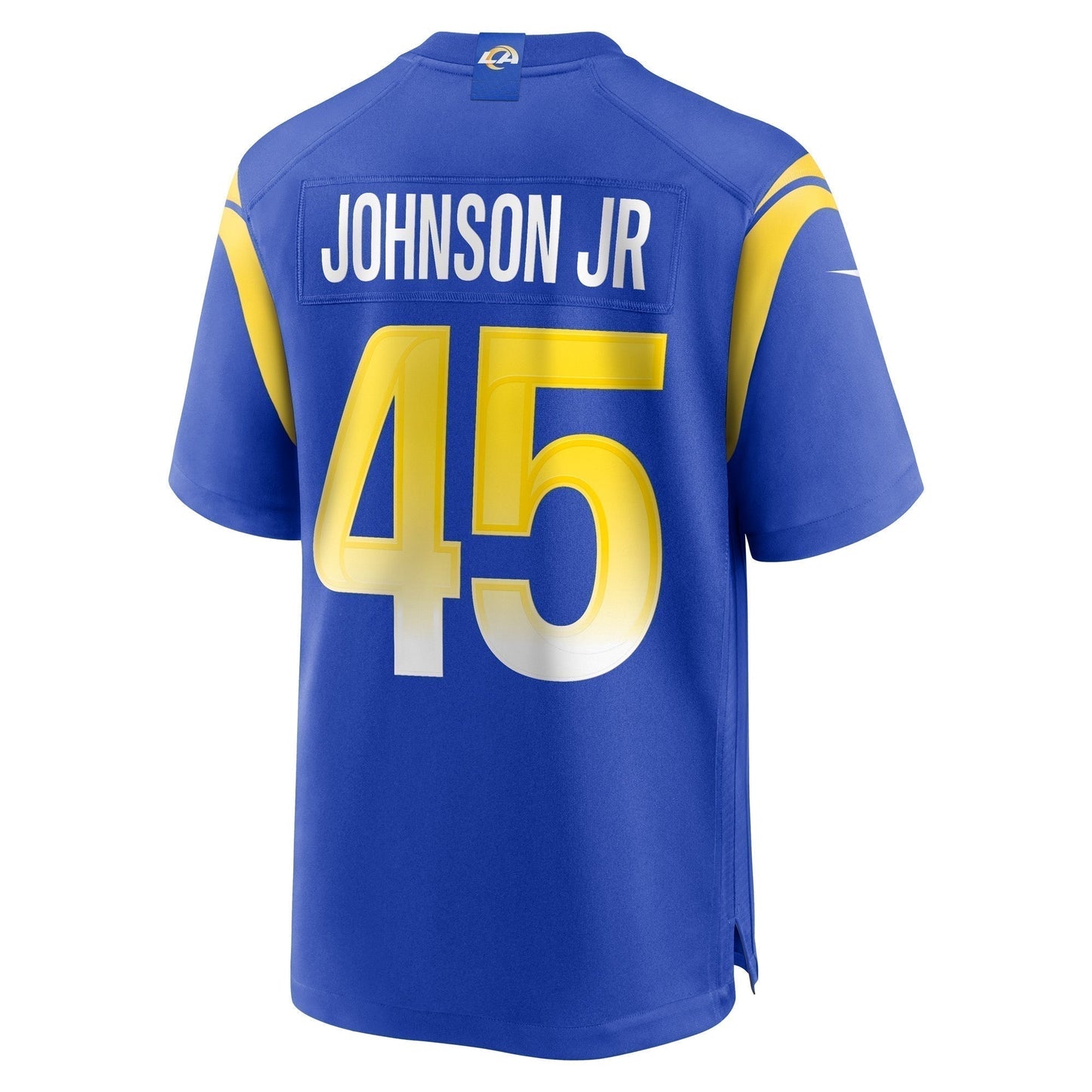 Neal Johnson Jr Los Angeles Rams Game Jersey - Royal football jersey product view 3