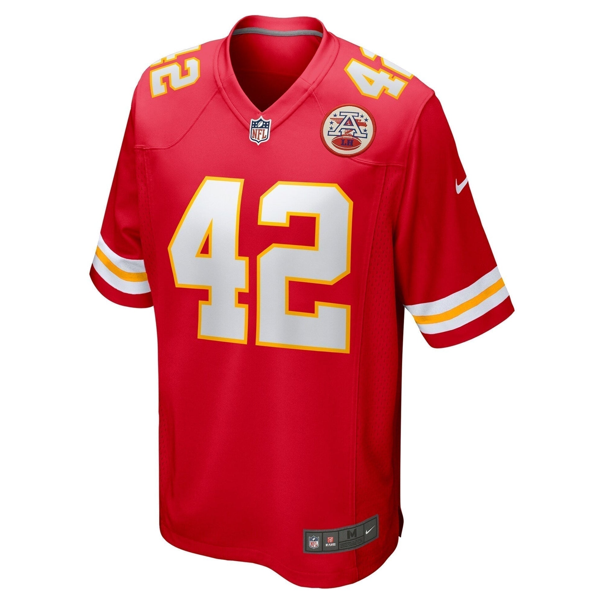 Carson Steele Kansas City Chiefs Game Jersey - Red football jersey product view 2
