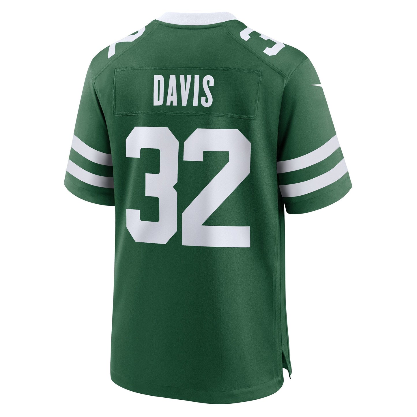 Isaiah Davis New York Jets Team Game Jersey - Legacy Green football jersey product view 3