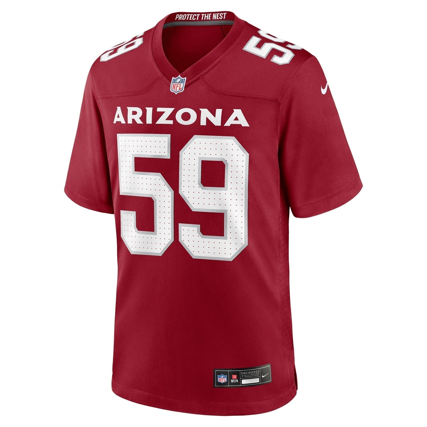 Jon Gaines II Arizona Cardinals Team Game Jersey - Cardinal football jersey product view 2
