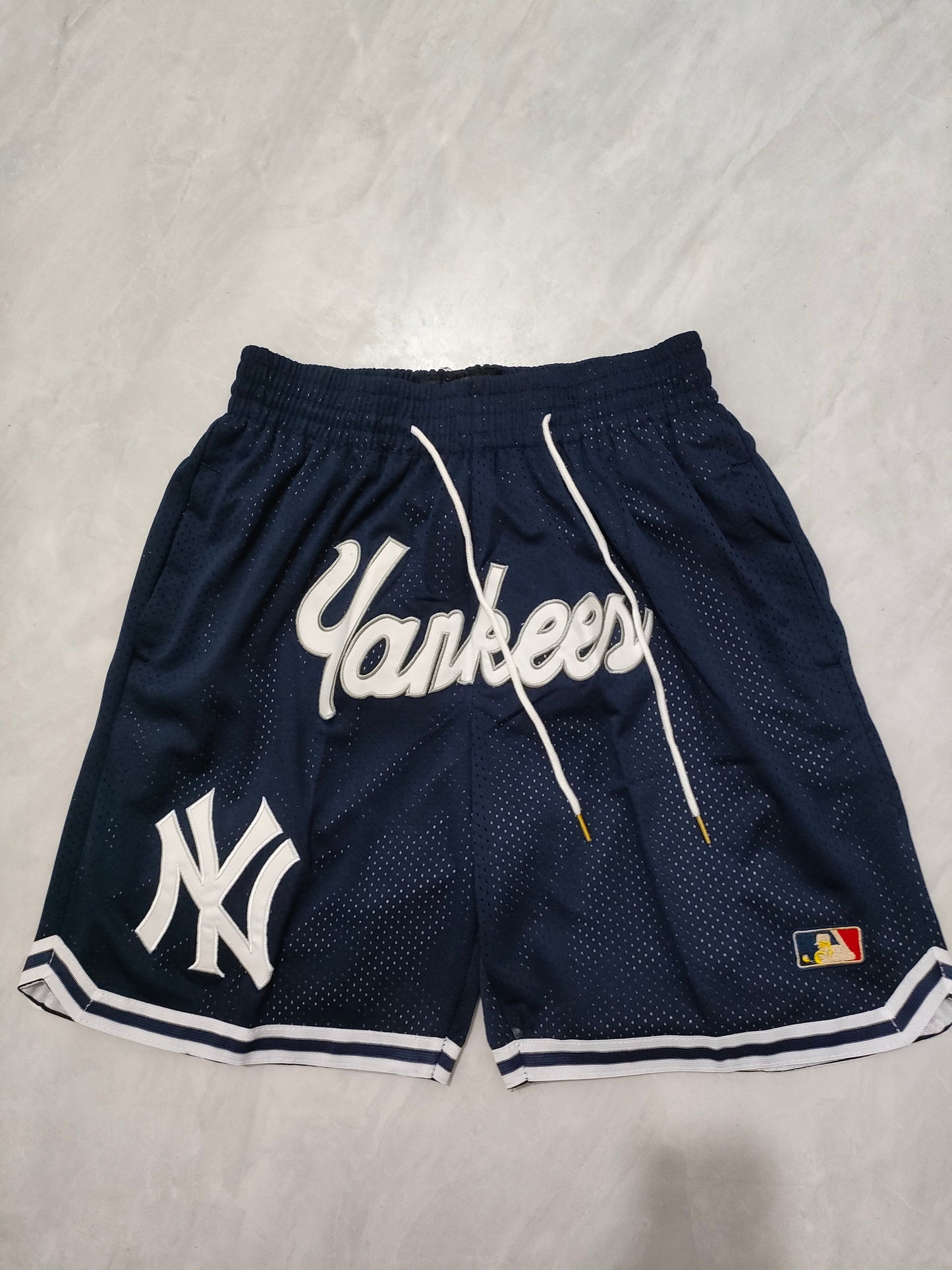 JUST DON New York Yankees Pocket Shorts baseball jersey product view 1