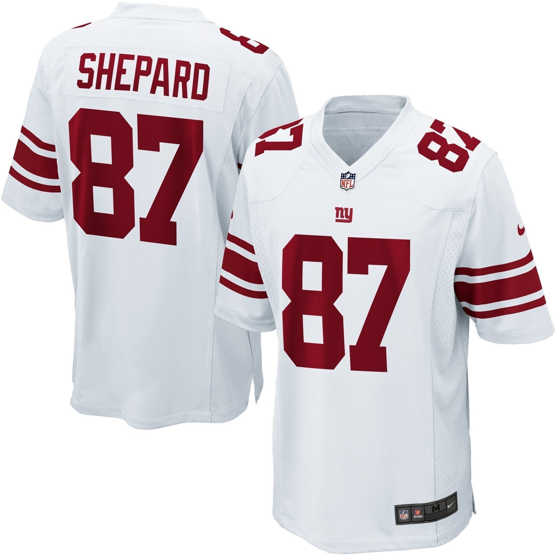 Sterling Shepard New York Giants Game Jersey - White football jersey product view 1