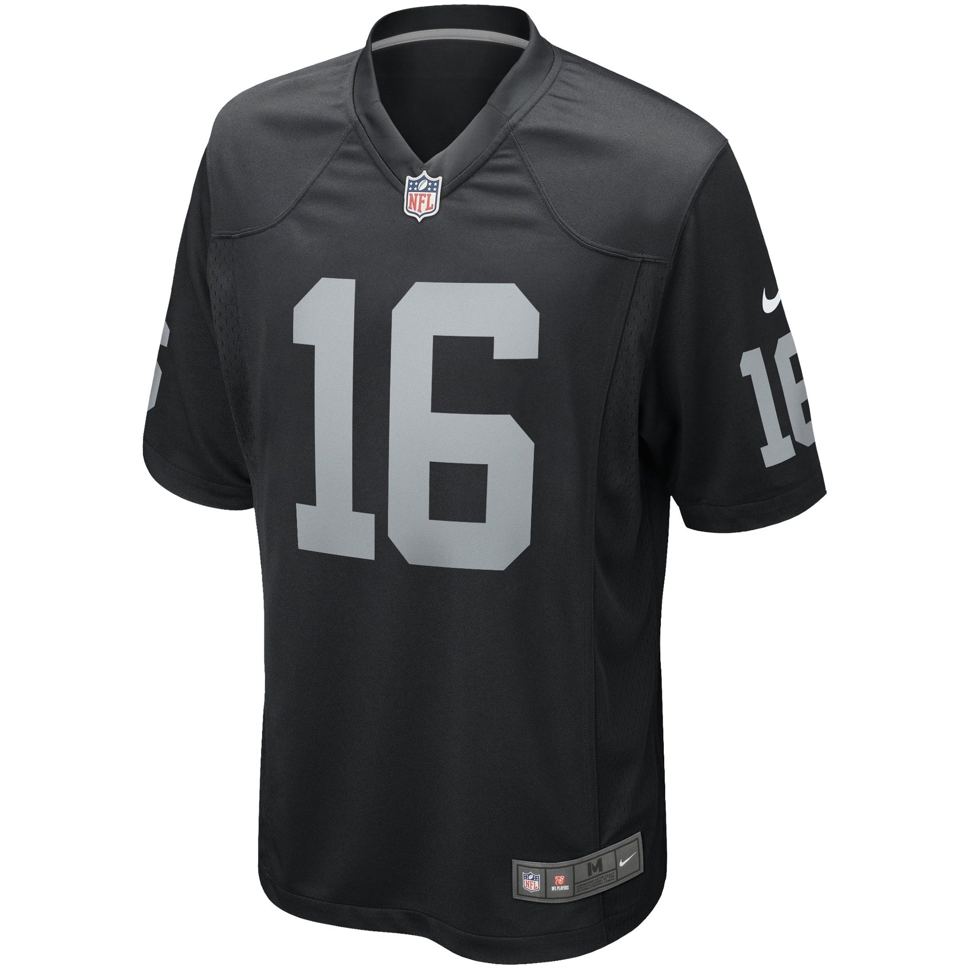 Jim Plunkett Las Vegas Raiders Game Retired Jersey - Black football jersey product view 2