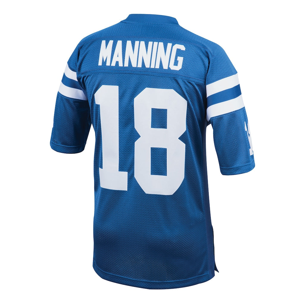 IN.Colts #18 Peyton Manning Royal Authentic Throwback Retired Player Jersey football jersey product view 1