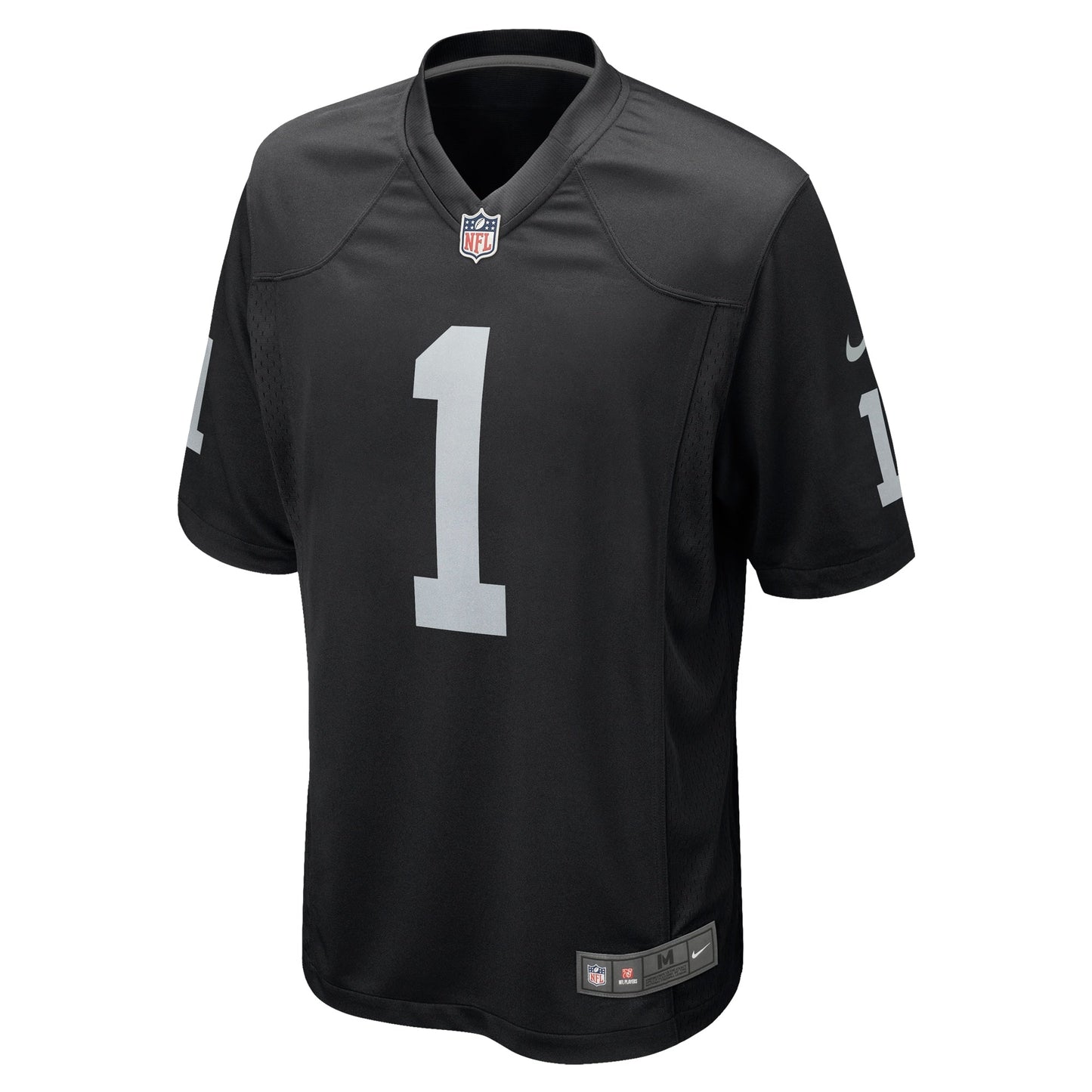 Number 1 Dad Las Vegas Raiders Game Jersey - Black football jersey product view 2