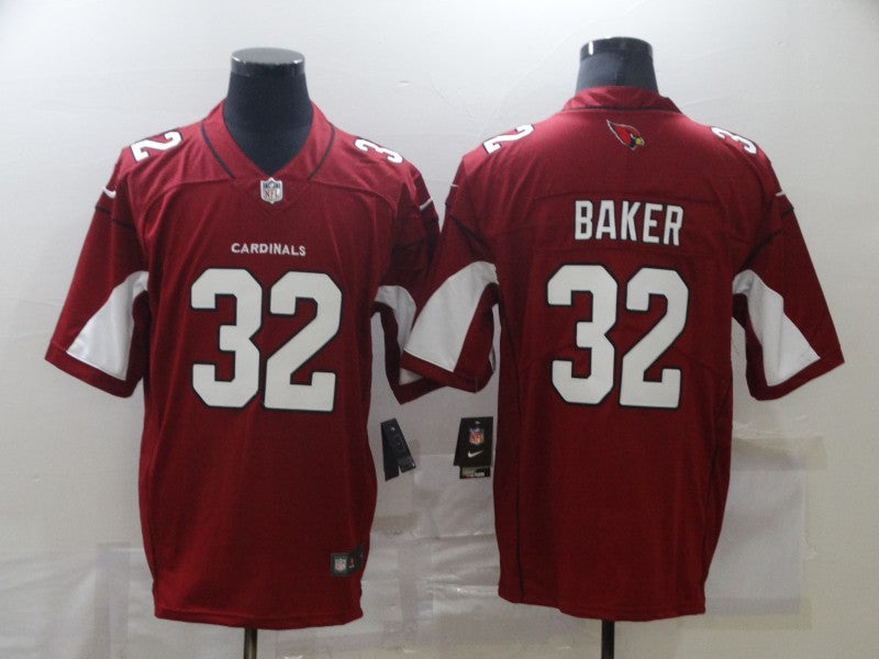 Men's Arizona Cardinals Budda Baker Red Game Player Jersey football jersey product view 1