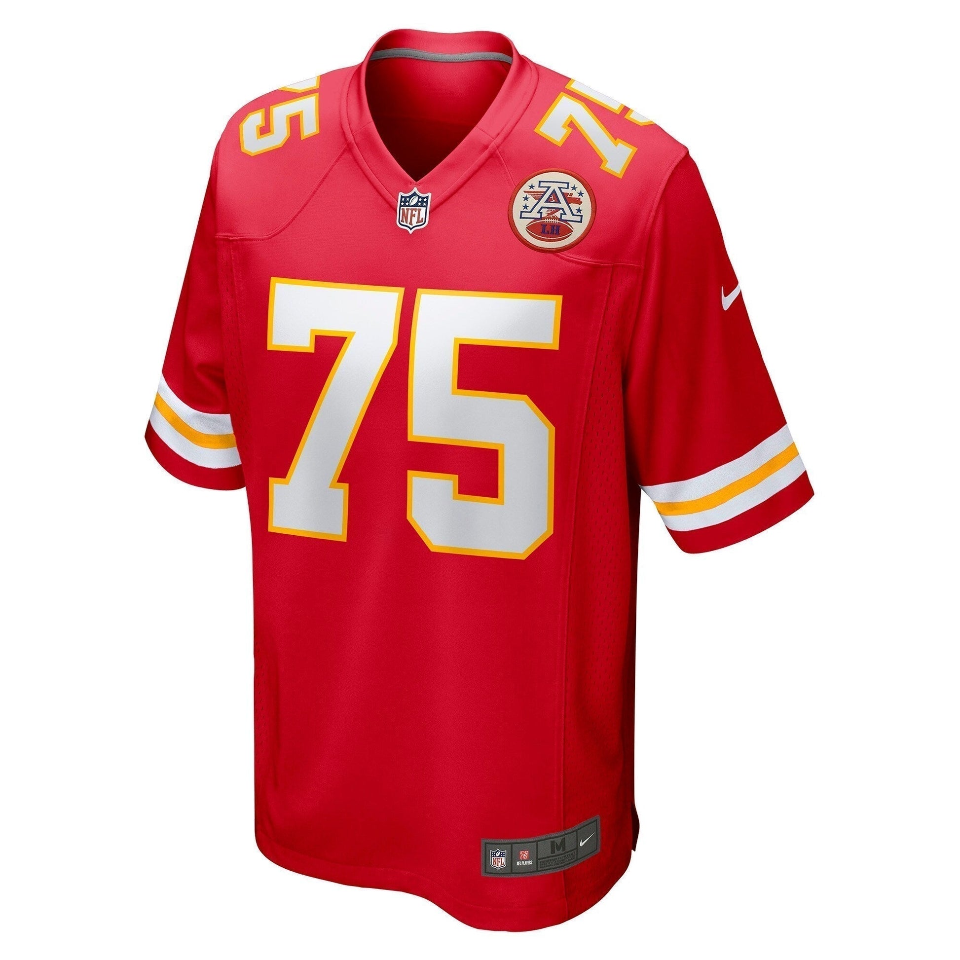 Darian Kinnard Kansas City Chiefs Game Jersey - Red football jersey product view 2