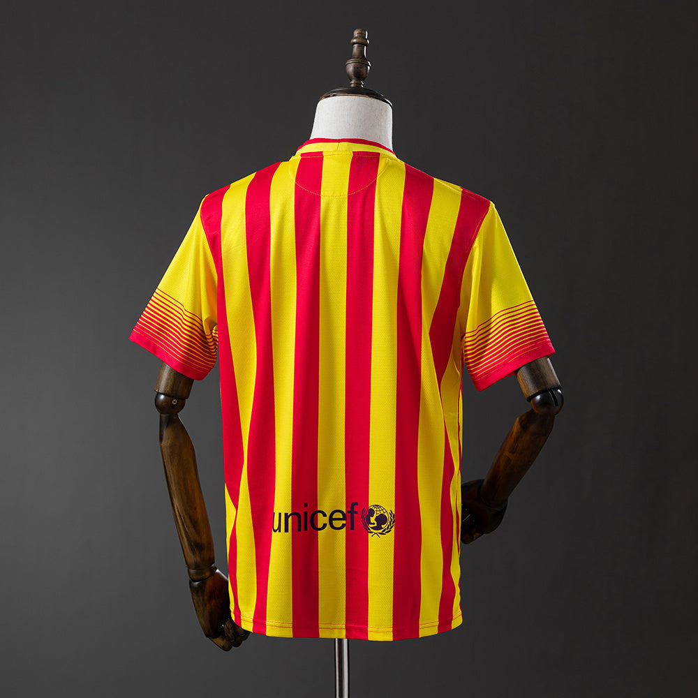 Barcelona 13/14 Away Retro Jersey sports jersey product view 2