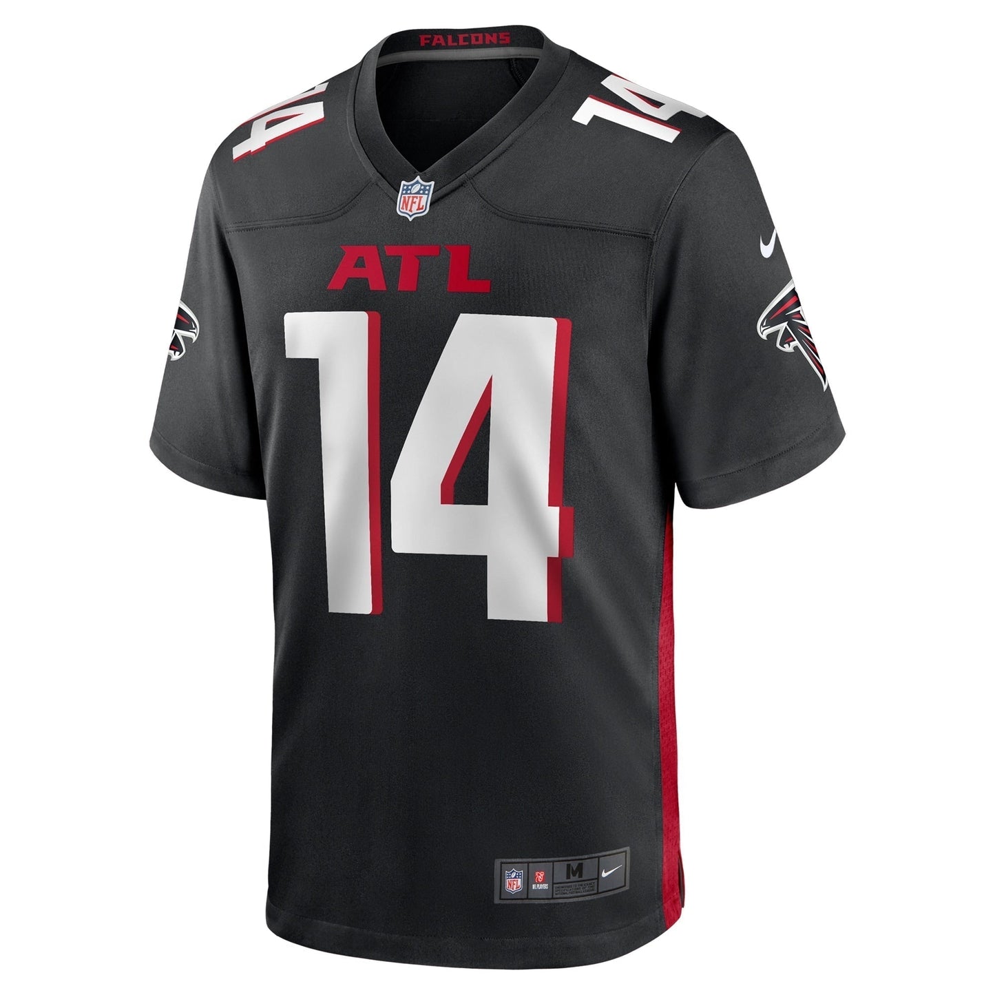 Rondale Moore Atlanta Falcons Team Game Jersey - Black football jersey product view 2