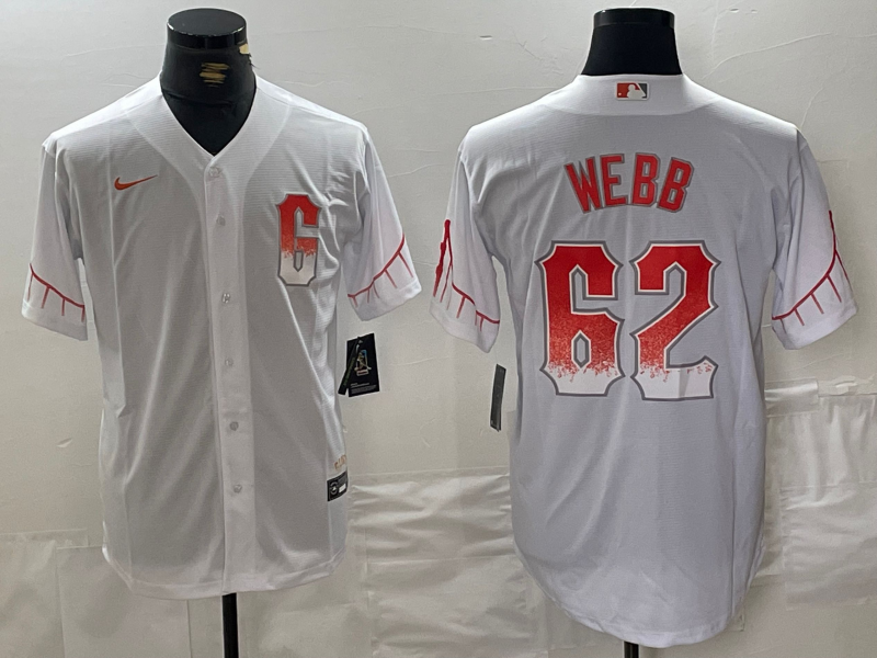 Men's San Francisco Giants Logan Webb White City Connect Replica Player Jersey baseball jersey product view 1