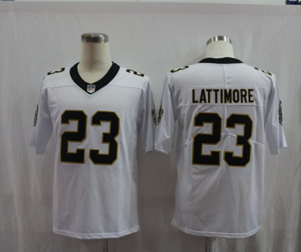 Men's New Orleans Saints Marshon Lattimore White Game Jersey football jersey product view 1