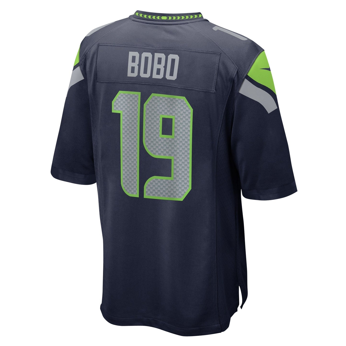 Jake Bobo Seattle Seahawks Game Jersey - College Navy football jersey product view 3