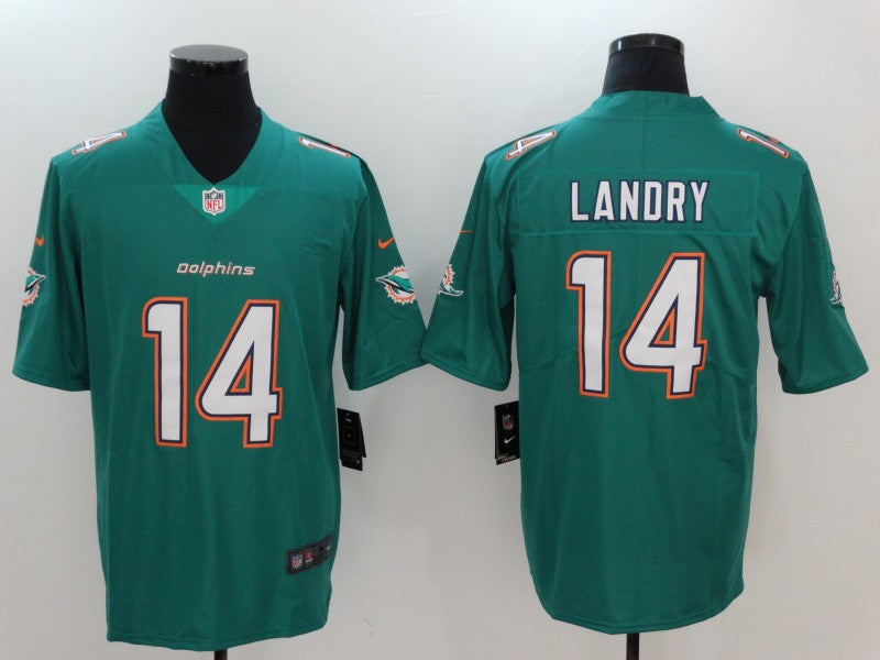 Men's Miami Dolphins Jarvis Landry Green Game Jersey football jersey product view 1