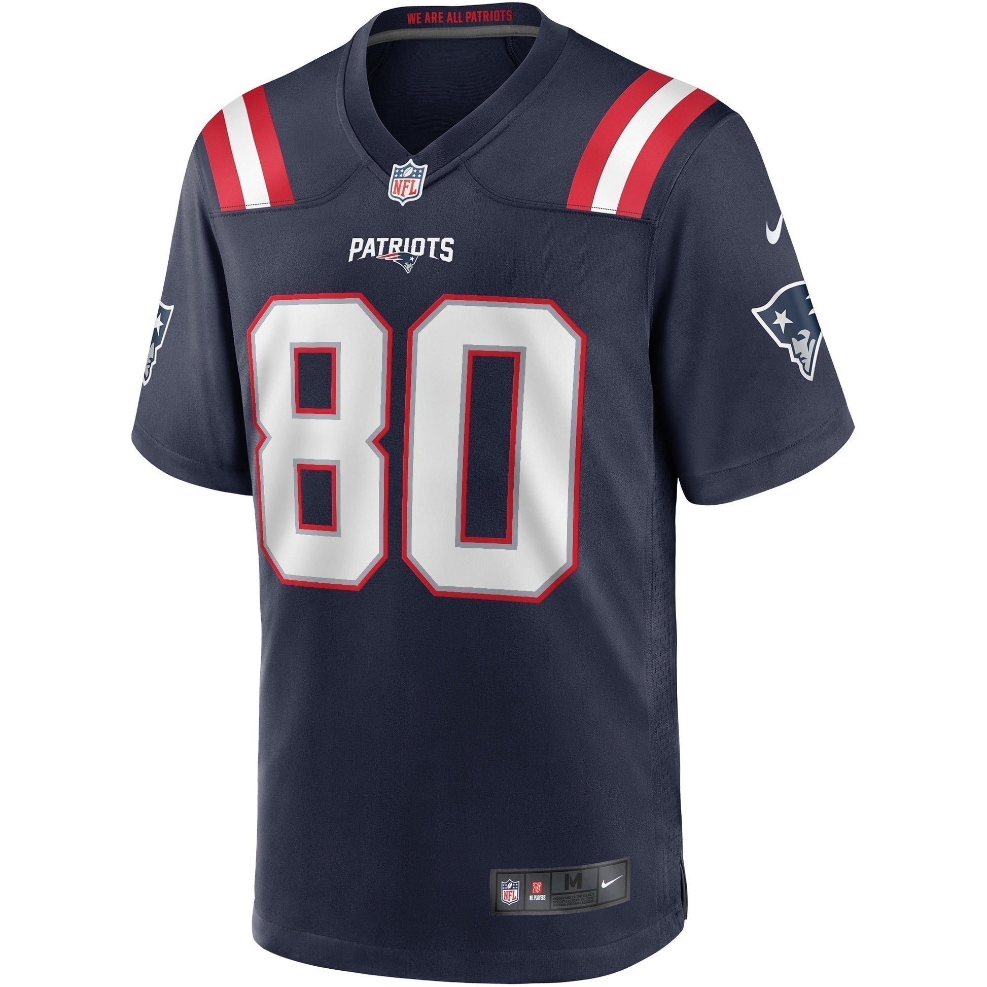 Troy Brown New England Patriots Game Retired Jersey - Navy football jersey product view 2