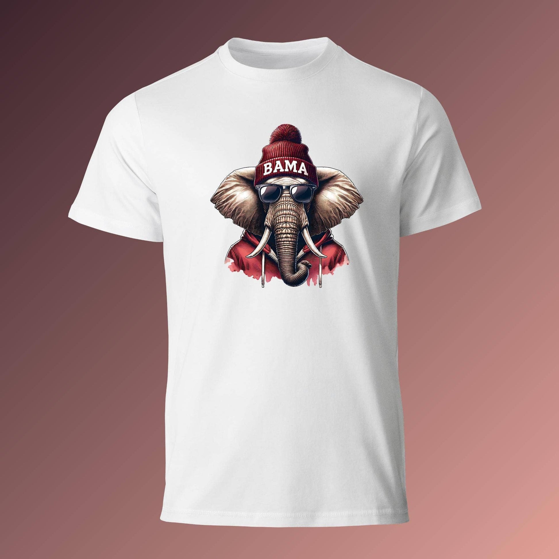 Sport Elephant Bama Football Mascot Clipart For T-Shirt Unisex T-shirt, Sweatshirt, Hoodie, Long Sleeve Tee - T-Shirt, Sweatshirt, Hoodie
