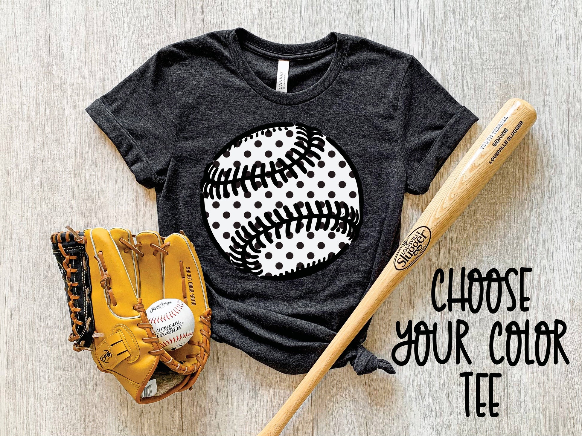 Polka Dot Ball *Pick Your Color* Unisex T-shirt, Sweatshirt, Hoodie, Long Sleeve Tee - T-Shirt, Sweatshirt, Hoodie