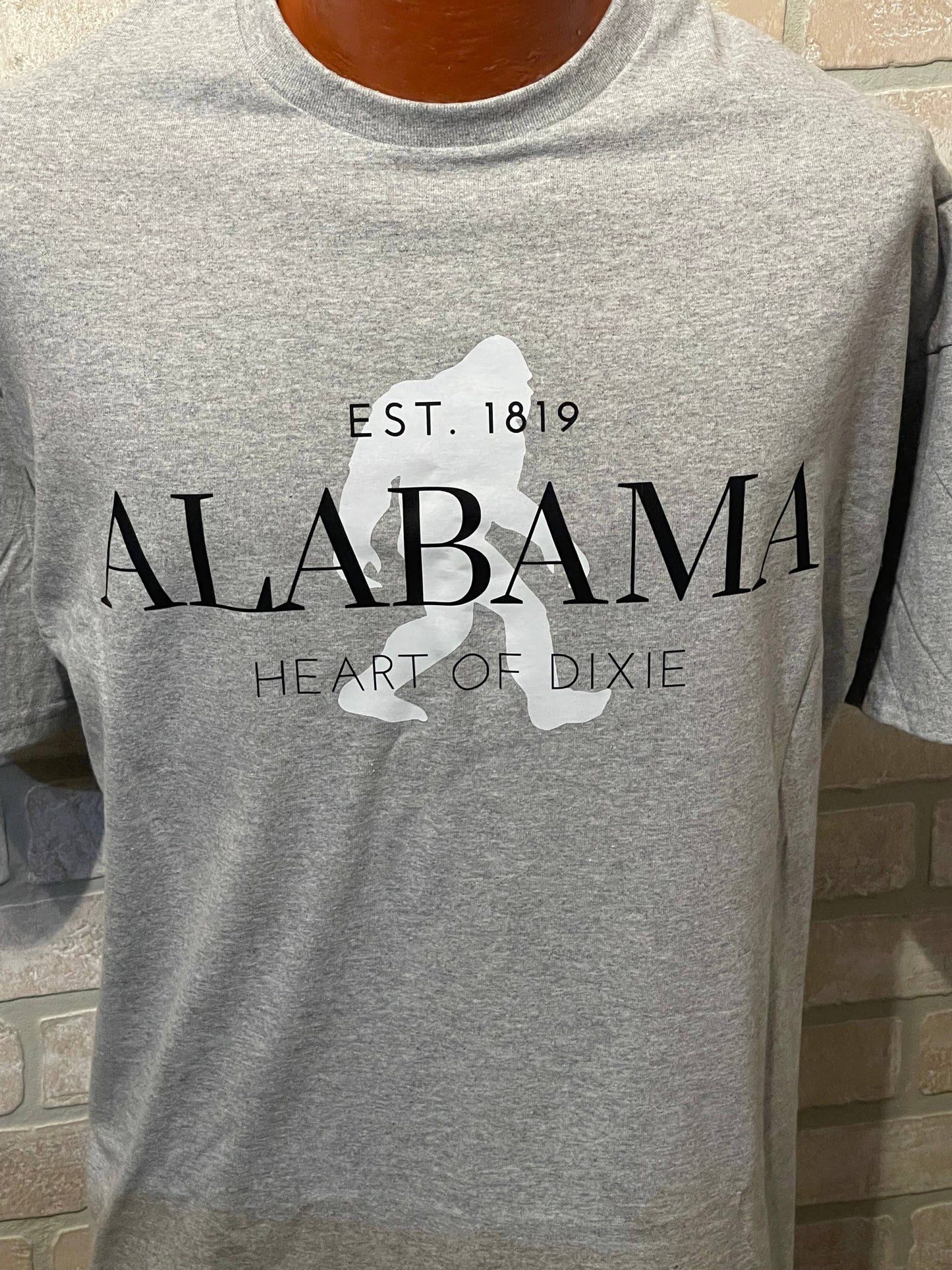 Bigfoot State T-Shirt (Grey) Choose Your State Unisex T-shirt, Sweatshirt, Hoodie, Long Sleeve Tee - T-Shirt, Sweatshirt, Hoodie