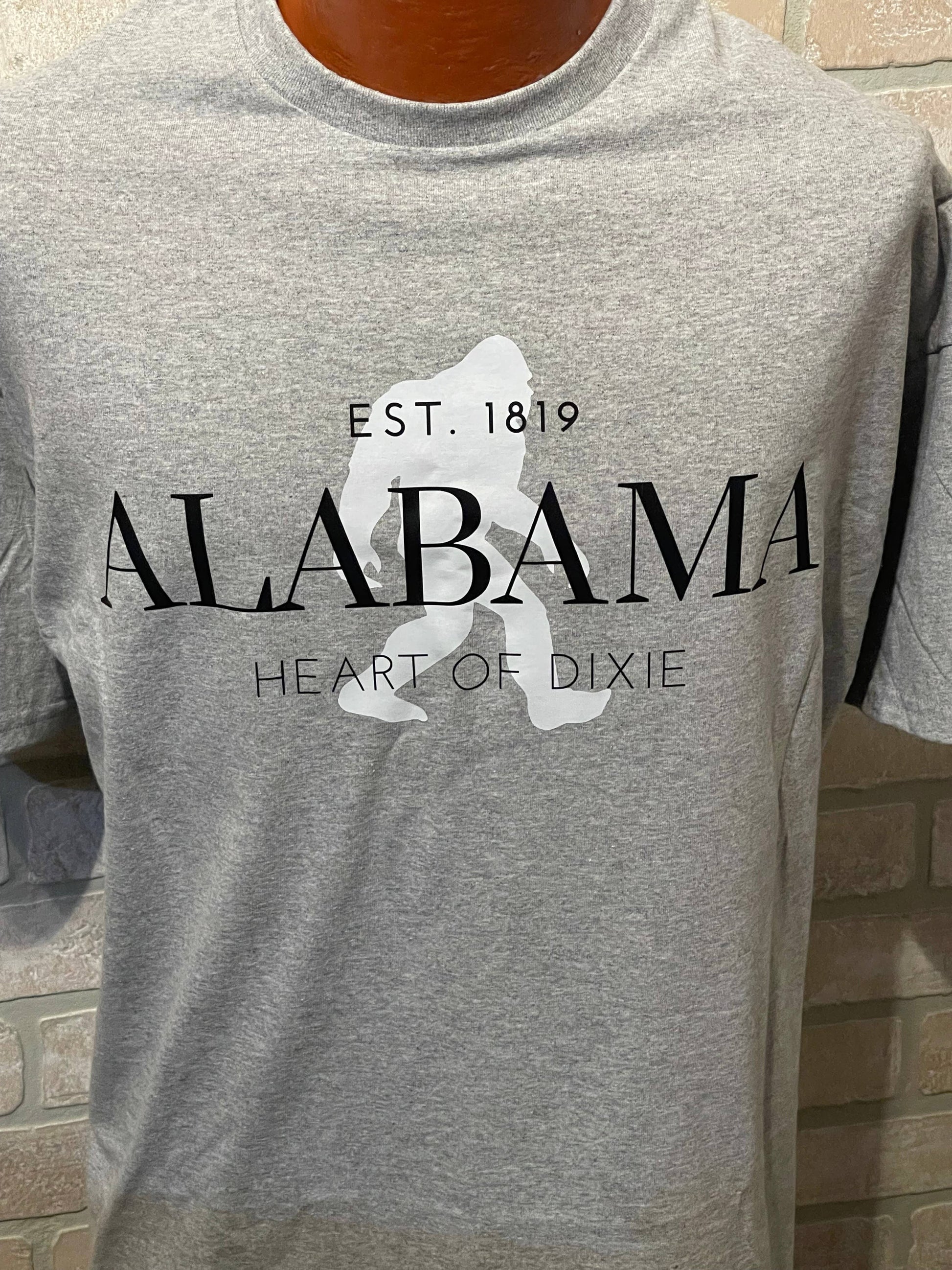 Bigfoot State T-Shirt (Grey) Choose Your State Unisex T-shirt, Sweatshirt, Hoodie, Long Sleeve Tee - T-Shirt, Sweatshirt, Hoodie