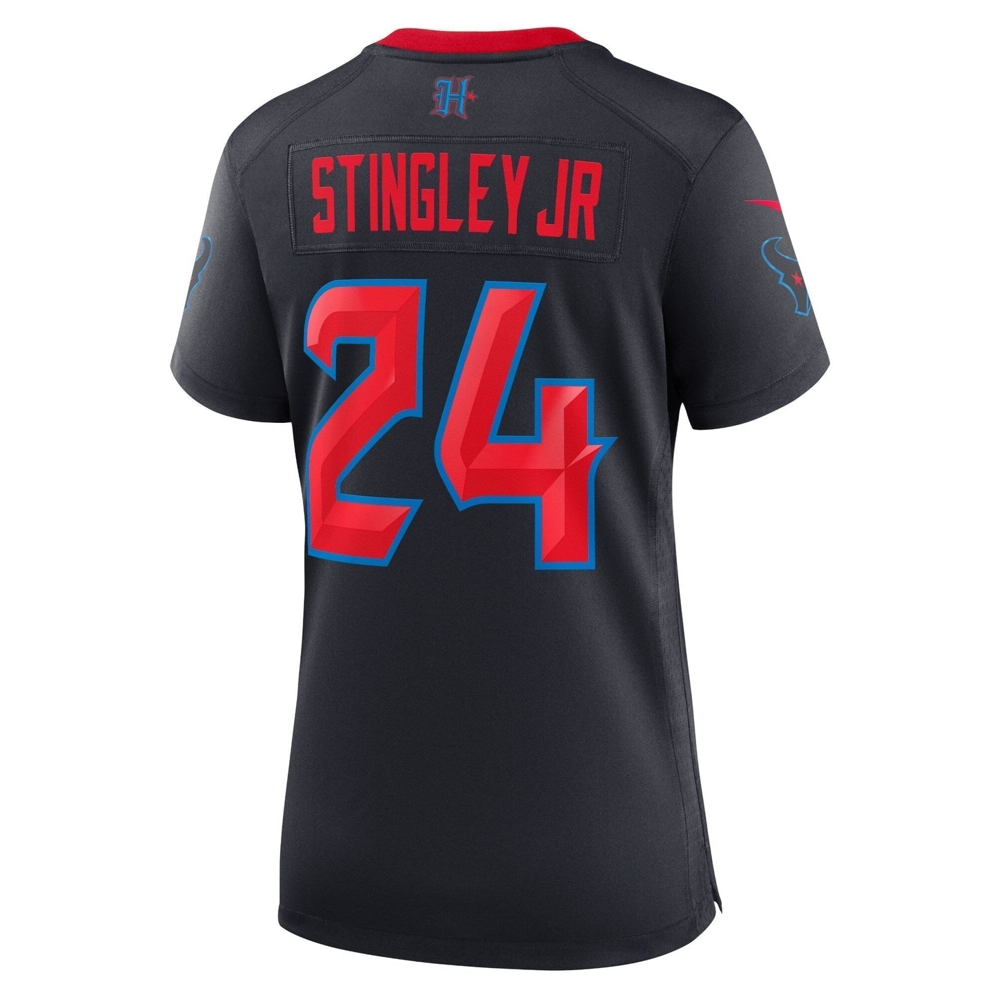 Derek Stingley Jr. Houston Texans Alternate Game Jersey - Navy football jersey product view 3