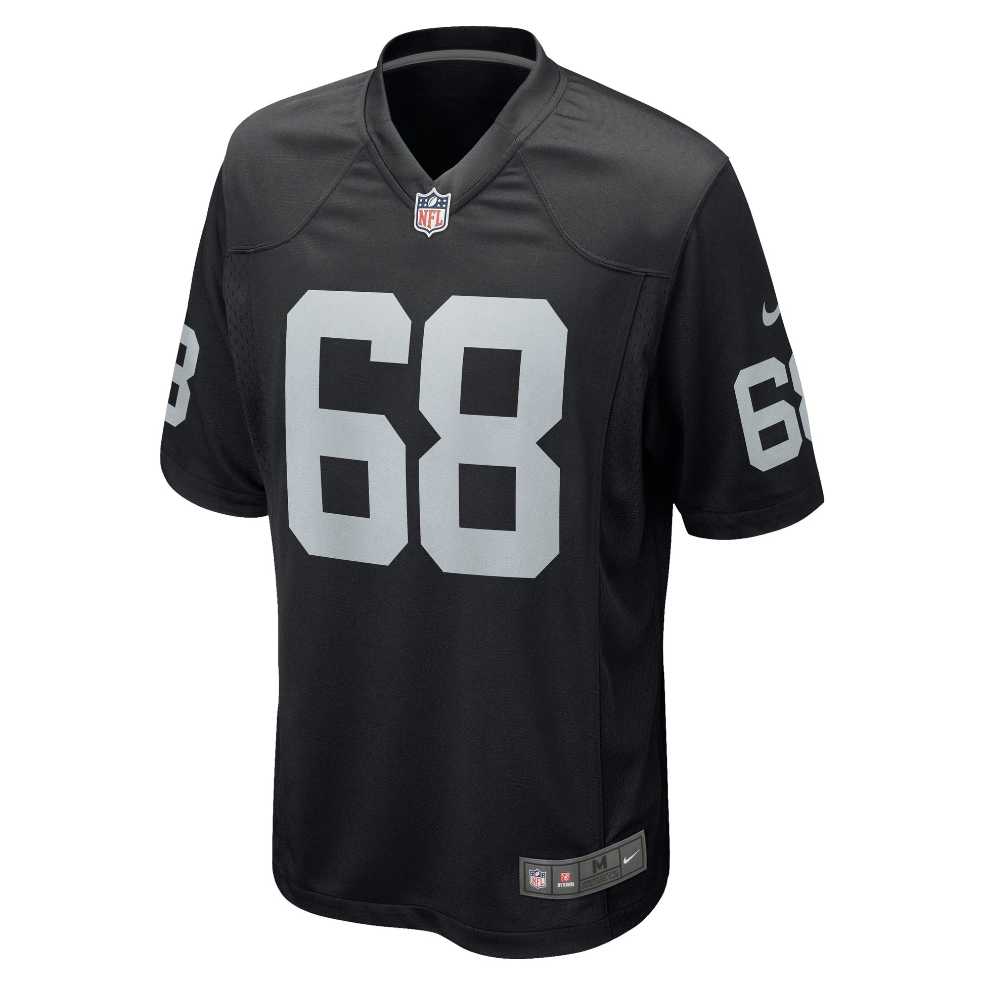 Andre James Las Vegas Raiders Game Jersey - Black football jersey product view 2