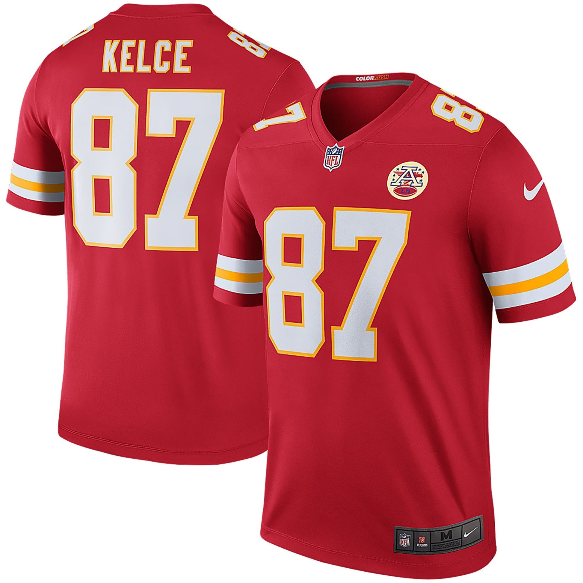 Kansas City Chiefs Travis Kelce Red Legend Player Performance Top football jersey product view 1