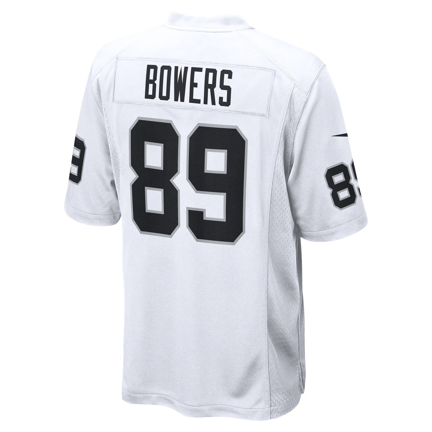 Las Vegas Raiders Brock Bowers White Game Jersey football jersey product view 2