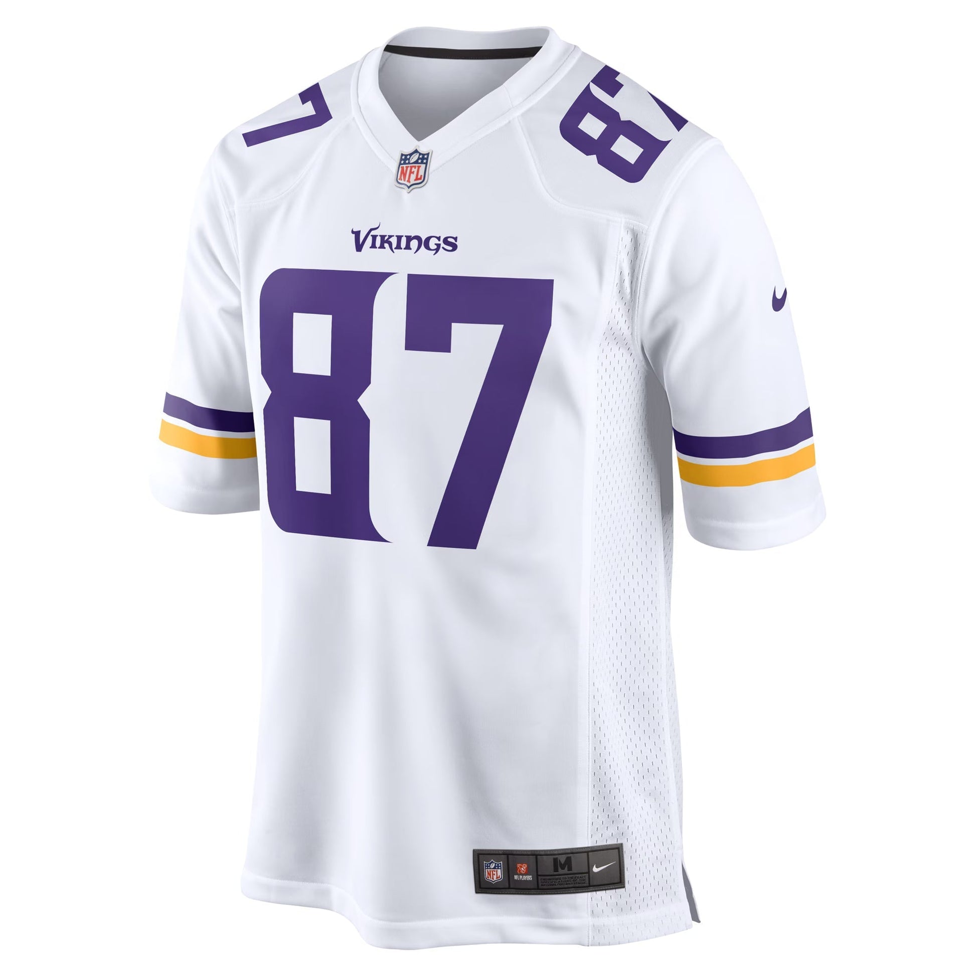 Minnesota Vikings White Game Player Jersey football jersey product view 1
