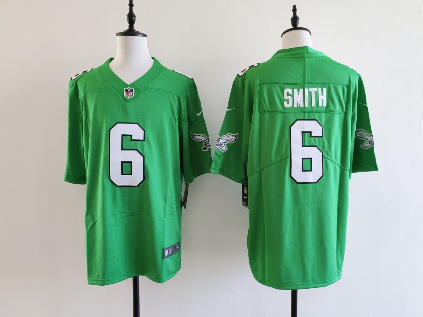 Men's Philadelphia Eagles DeVonta Smith Jersey-green football jersey product view 1