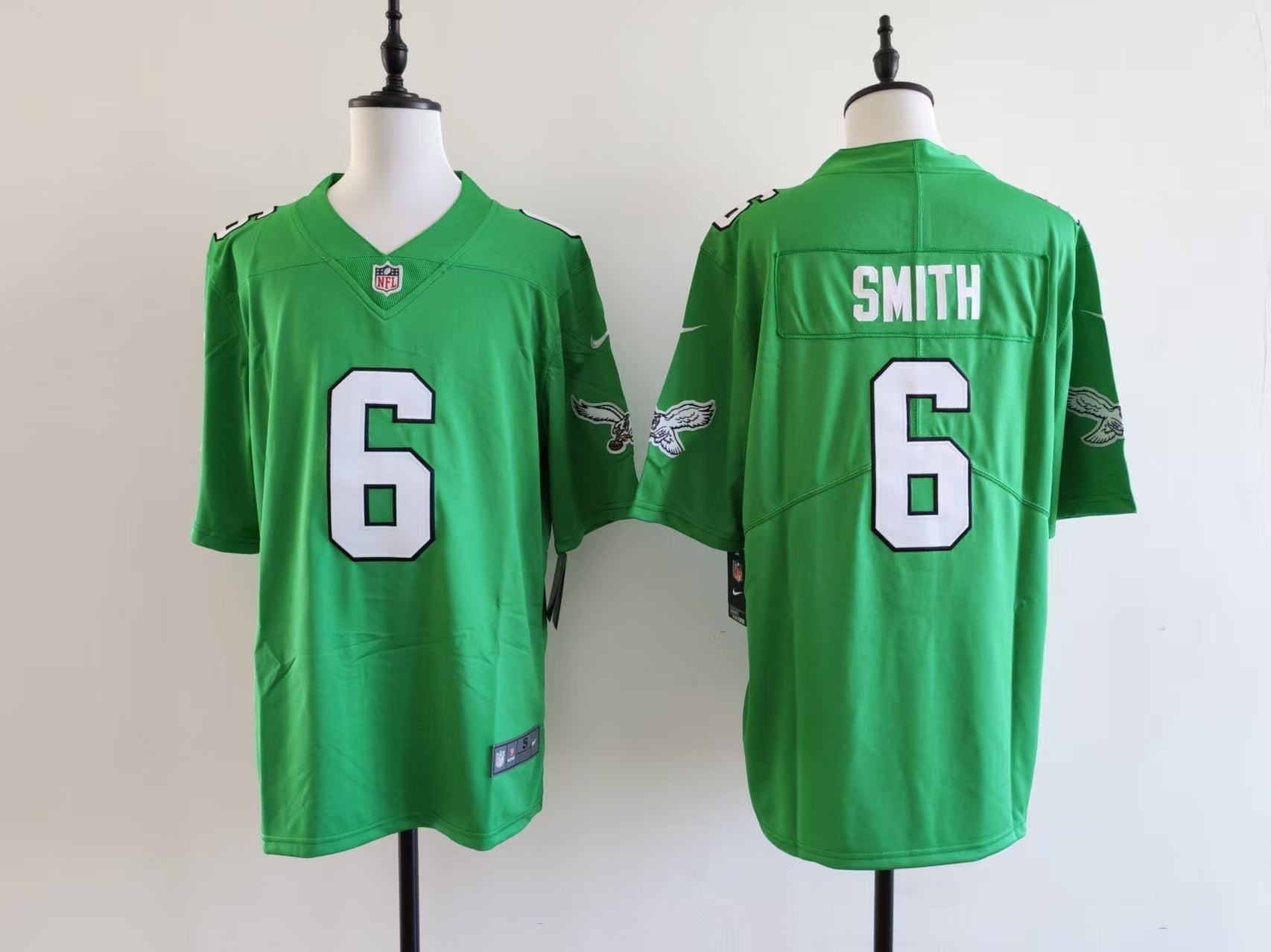 Men's Philadelphia Eagles DeVonta Smith Jersey-green football jersey product view 1