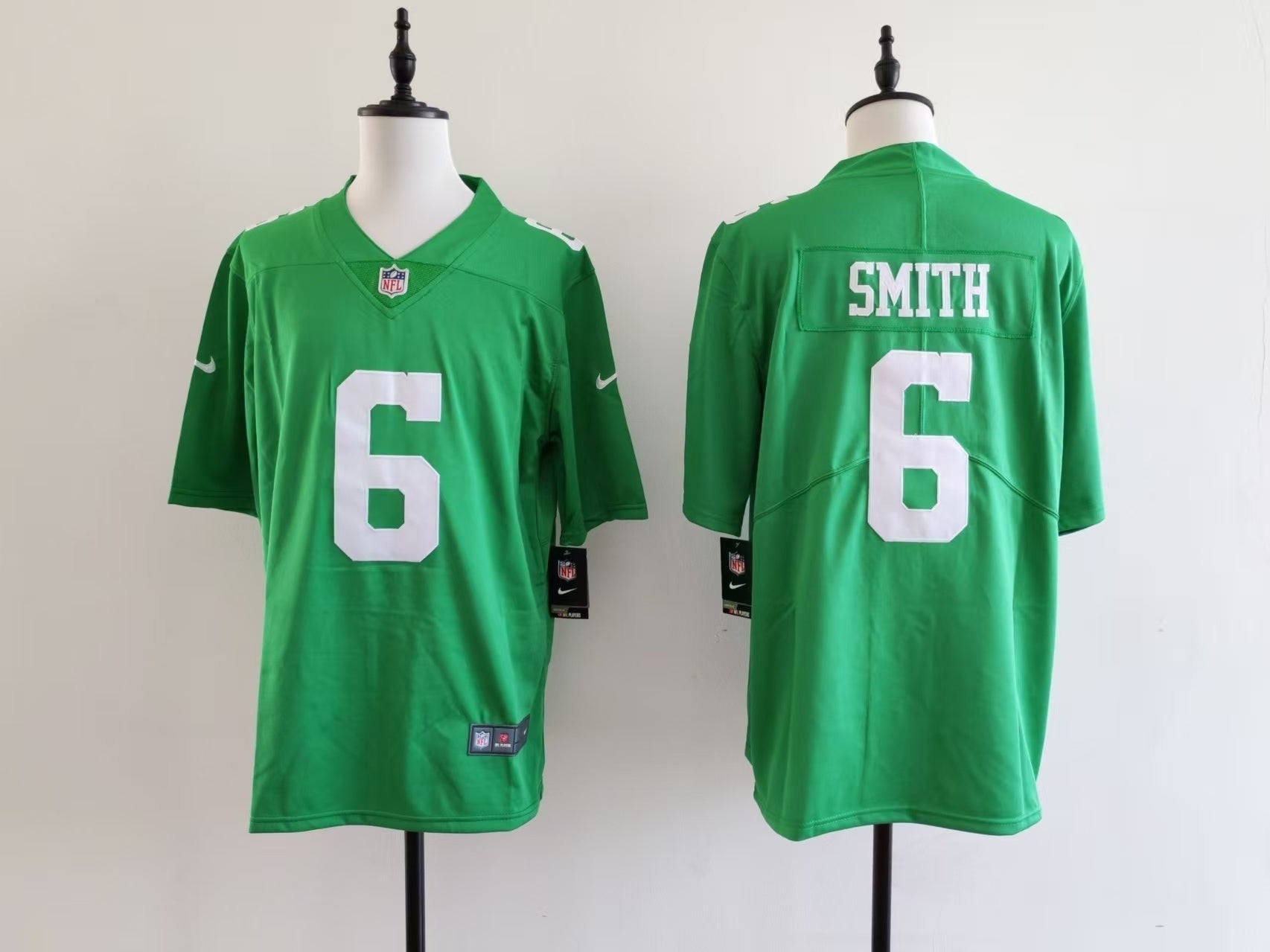 Men's Philadelphia Eagles DeVonta Smith Jersey-green-Digital without black borders football jersey product view 1