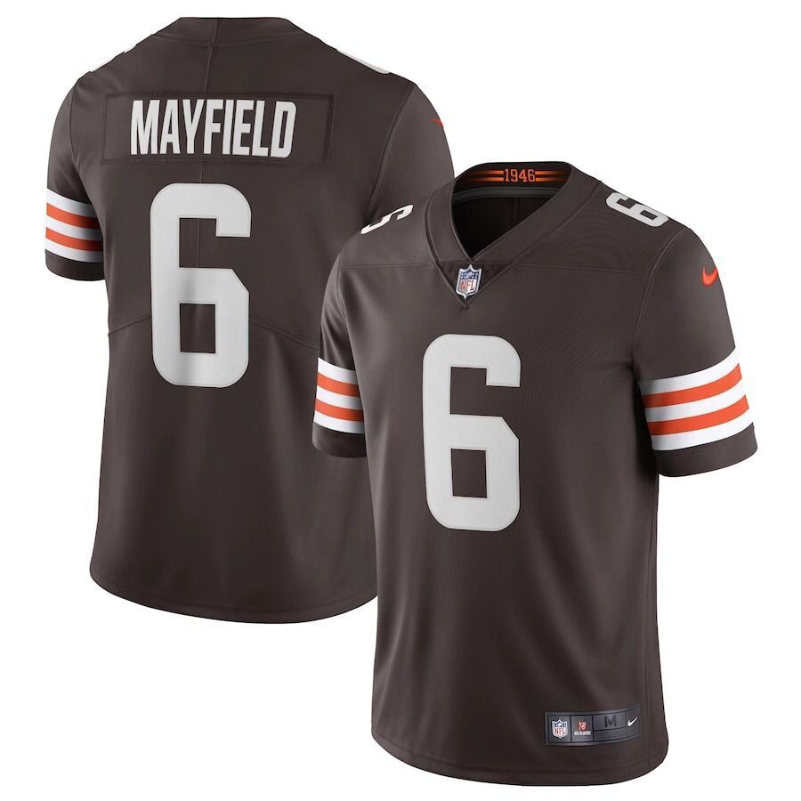 Men's Cleveland Browns Brian Hoyer Jersey-Brown football jersey product view 1