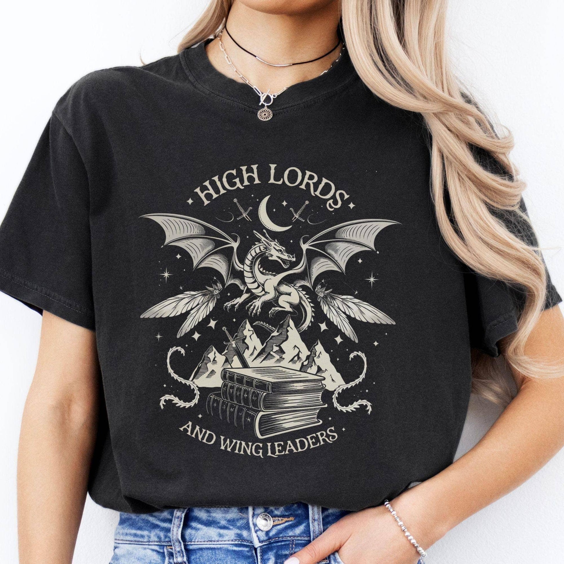 Velaris High Lords & Wing Leaders Book Dragon T-Shirt Unisex T-shirt, Sweatshirt, Hoodie, Long Sleeve Tee - T-Shirt, Sweatshirt, Hoodie