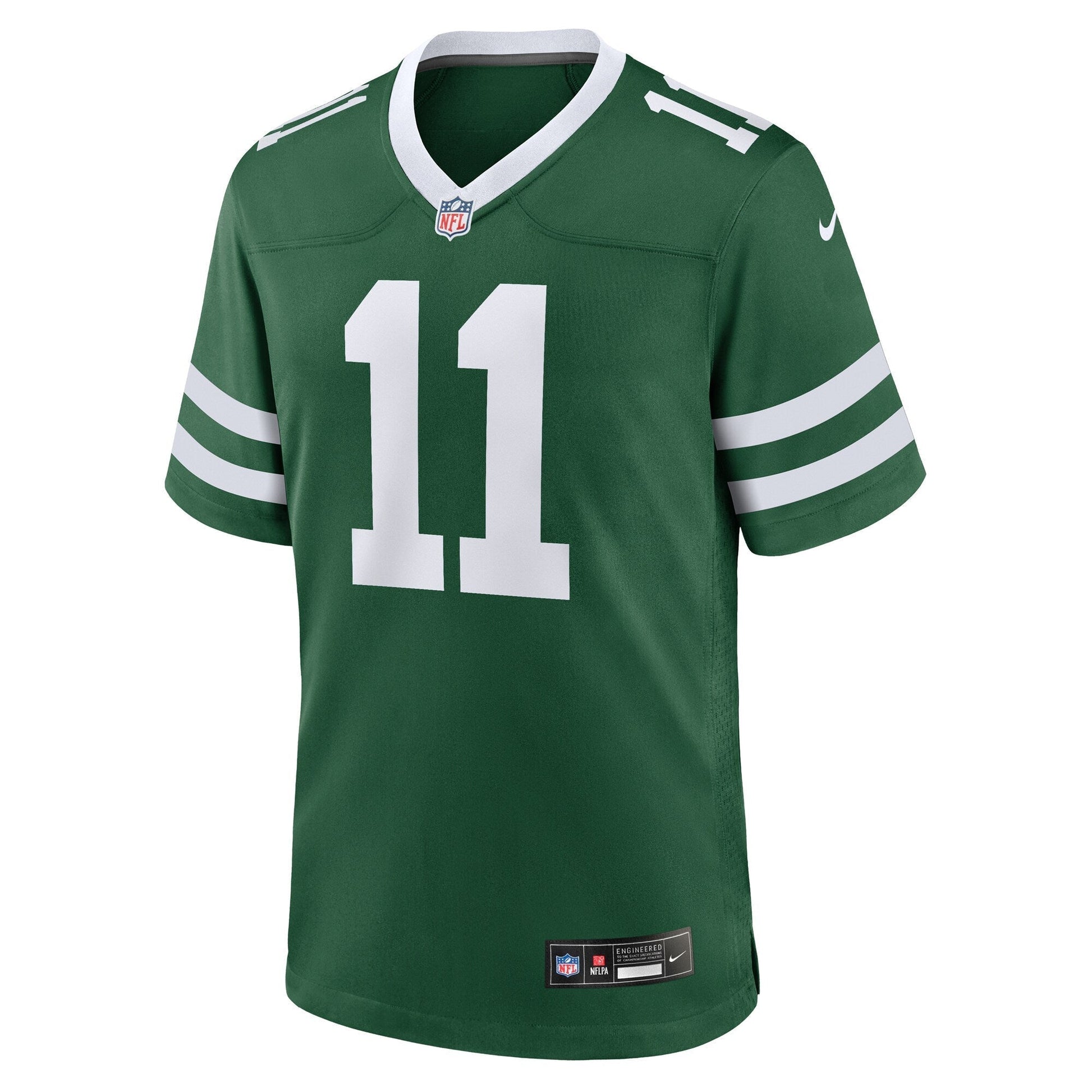 Jermaine Johnson II New York Jets Team Game Jersey - Legacy Green football jersey product view 2
