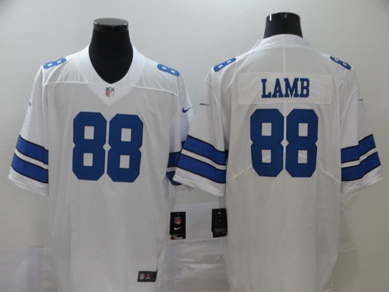 Men's Dallas Cowboys CeeDee Lamb White Game Jersey football jersey product view 1