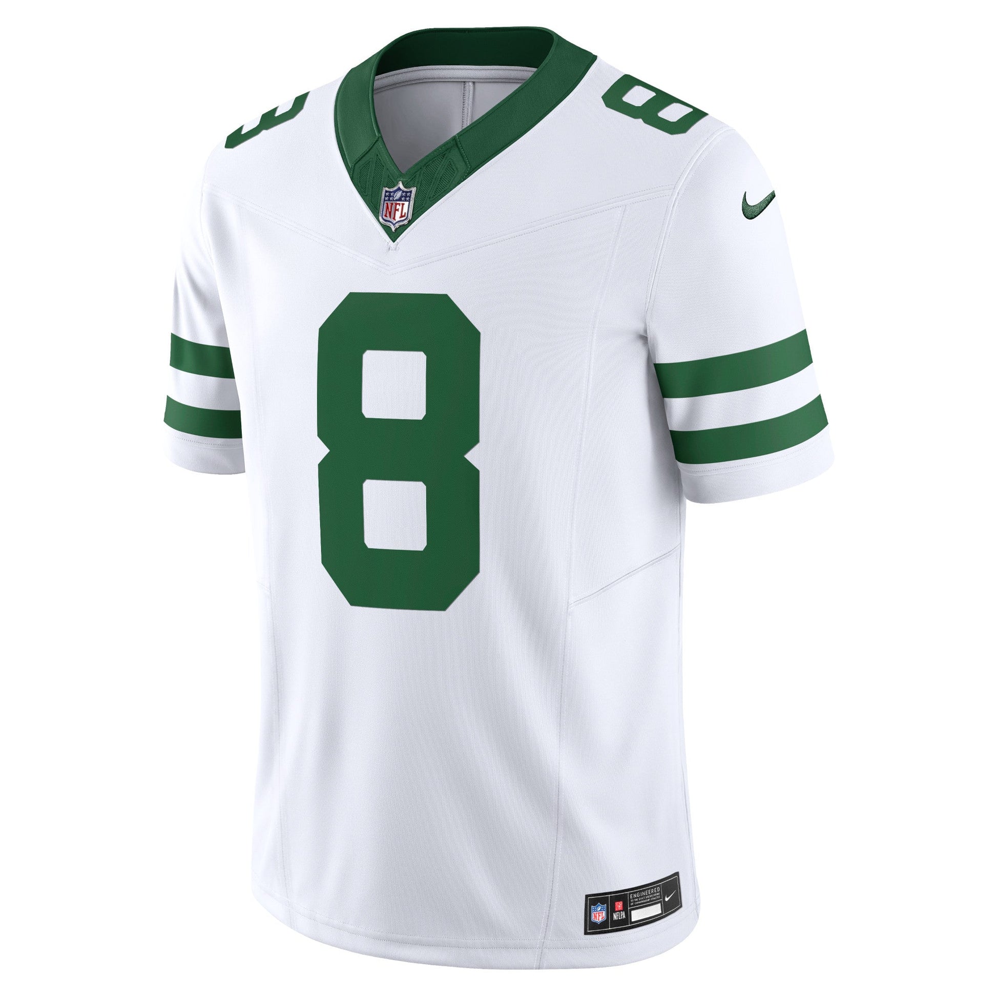 Aaron Rodgers New York Jets Vapor F.U.S.E. Limited Jersey - Legacy White football jersey product view 2