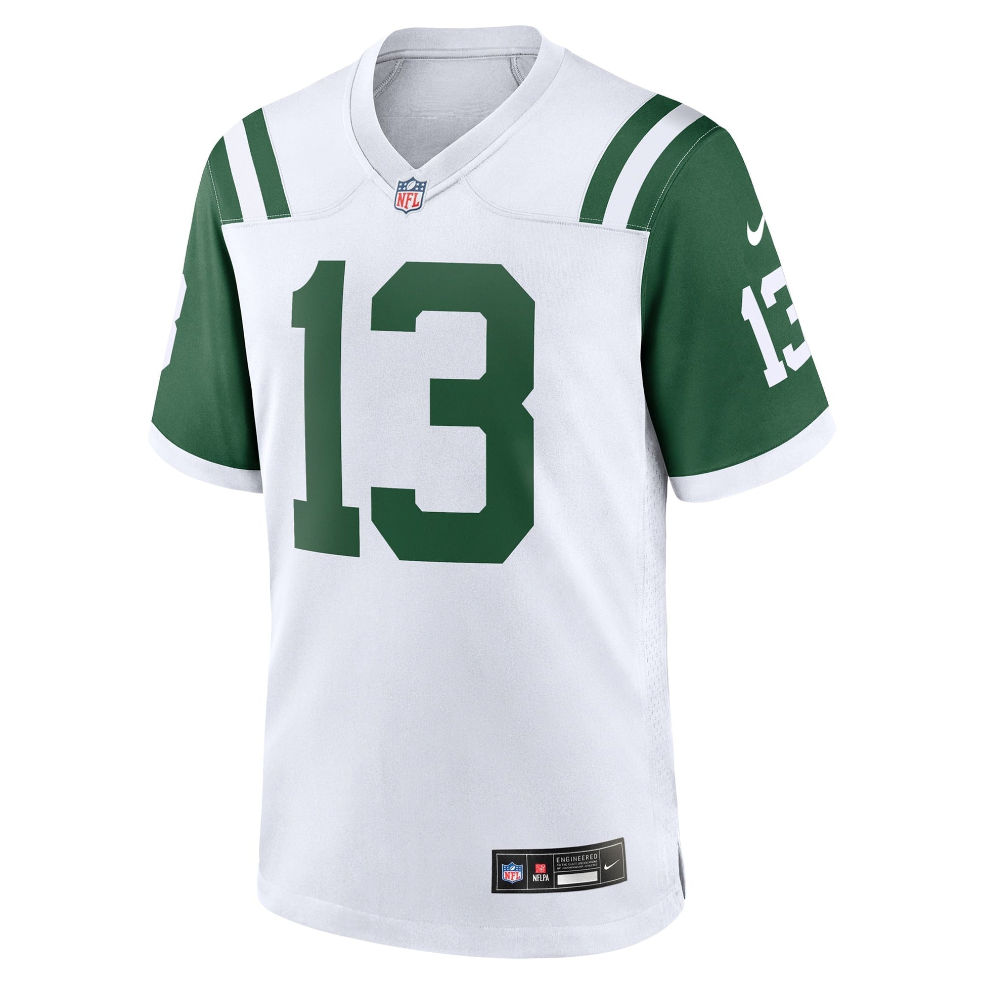 Don Maynard New York Jets Classic Alternate Retired Game Jersey - White football jersey product view 2