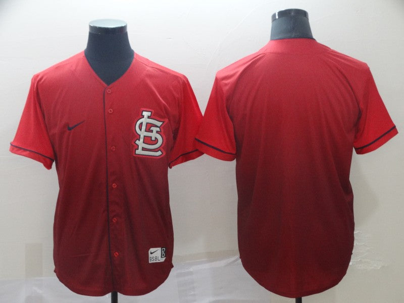 Men's St. Louis Cardinals Red Replica Blank Jersey baseball jersey product view 1